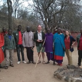 TPW inspecting Masai community campsite
